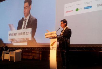  إنطلاق مؤتمر عرب نت بيروت 2013
